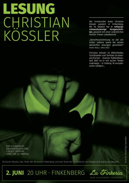 Lesung Christian Kössler