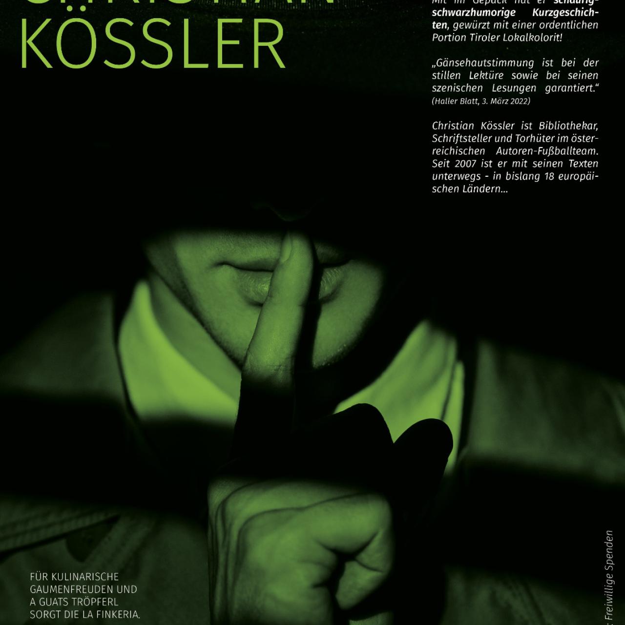 Lesung Christian Kössler
