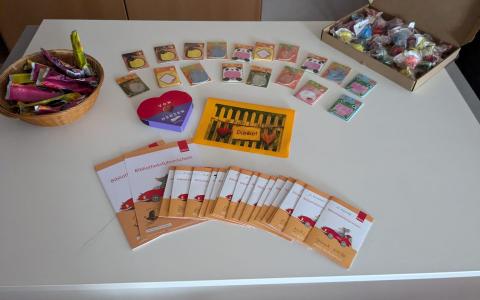 Bibliotheksführerscheine und Preise für die Kinder der 2. und 3. Klasse